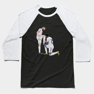 Karim Benzema and Vinicius Junior Celebration Baseball T-Shirt